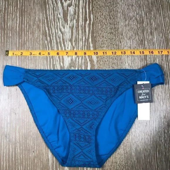 Hula Honey Blue Aztec Print Mid Rise Bikini Women’s Size XL NWT - Picture 4 of 7